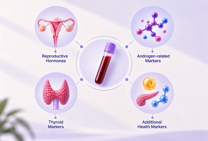What Is Included in PrimeCare Female Hormone Panel